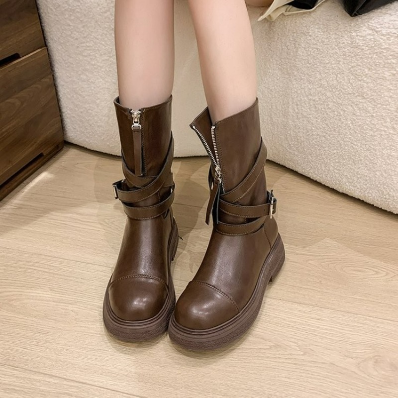 Vintage Thick Heel Women Knigh - đánh giá và giá Vintage And Modern Fashion