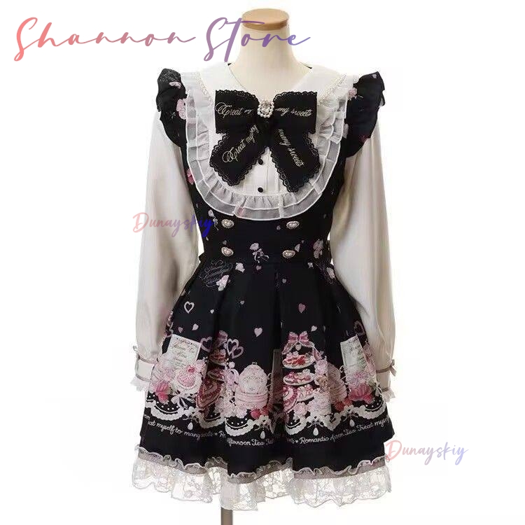 Japanese Lolita Dress Women Bo - đánh giá và giá Vintage Y2K