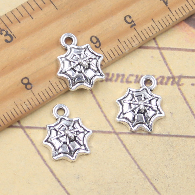 30pcs Charms Halloween Spider  - đánh giá và giá Vintage Fashion Finds