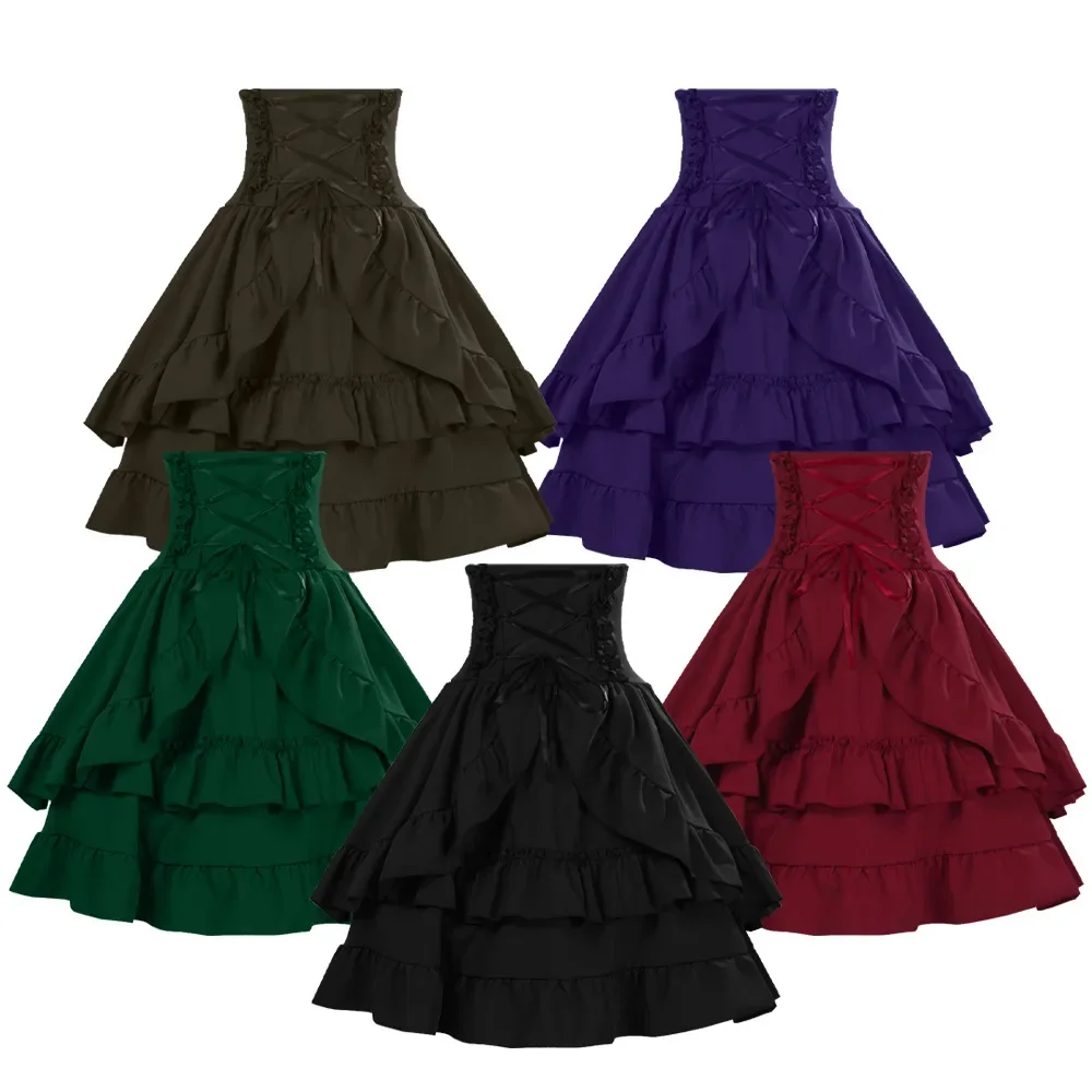 Gothic Retro Lolita Puffy Skir - đánh giá và giá Vintage Y2K