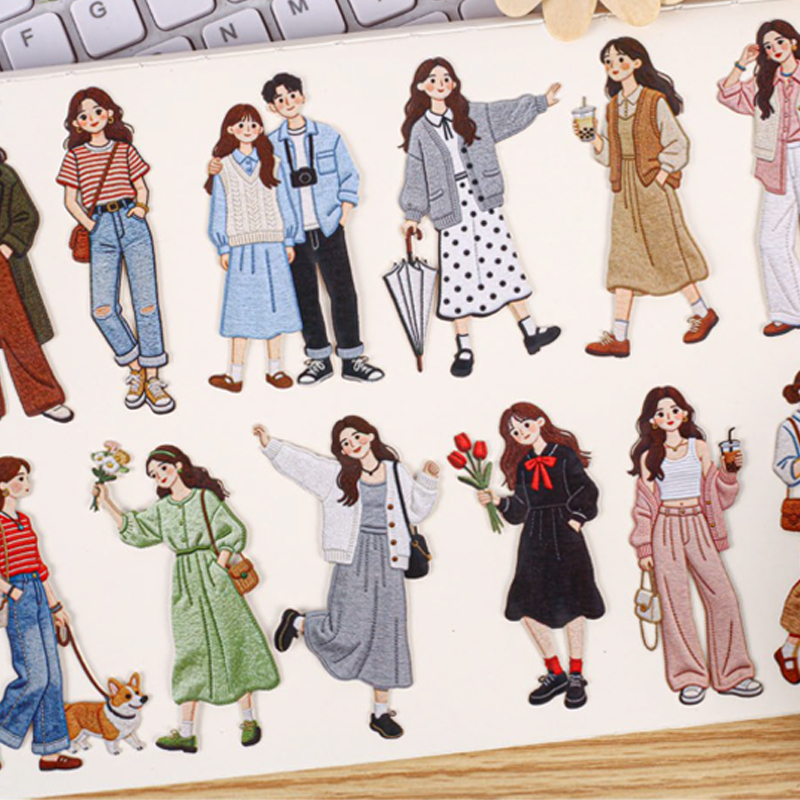 Vintage Fashion Girl Sticker P - đánh giá và giá Vintage Fashion Journal