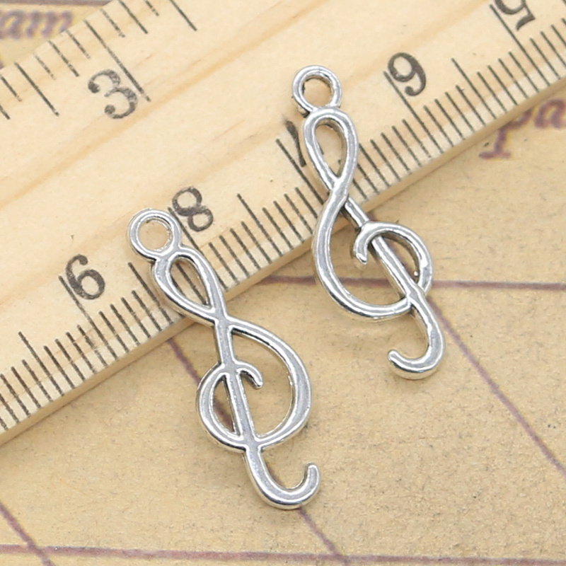 20pcs Charms Musical Note 25x9 - đánh giá và giá Vintage Fashion Finds
