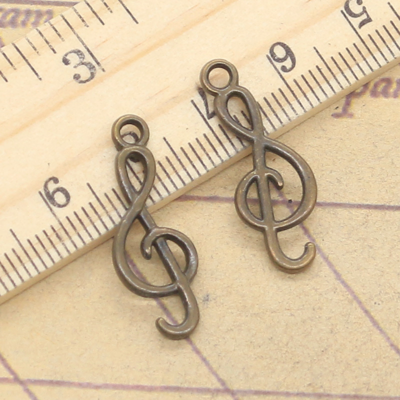 20pcs Charms Musical Note 25x9 - đánh giá và giá Vintage Fashion Finds