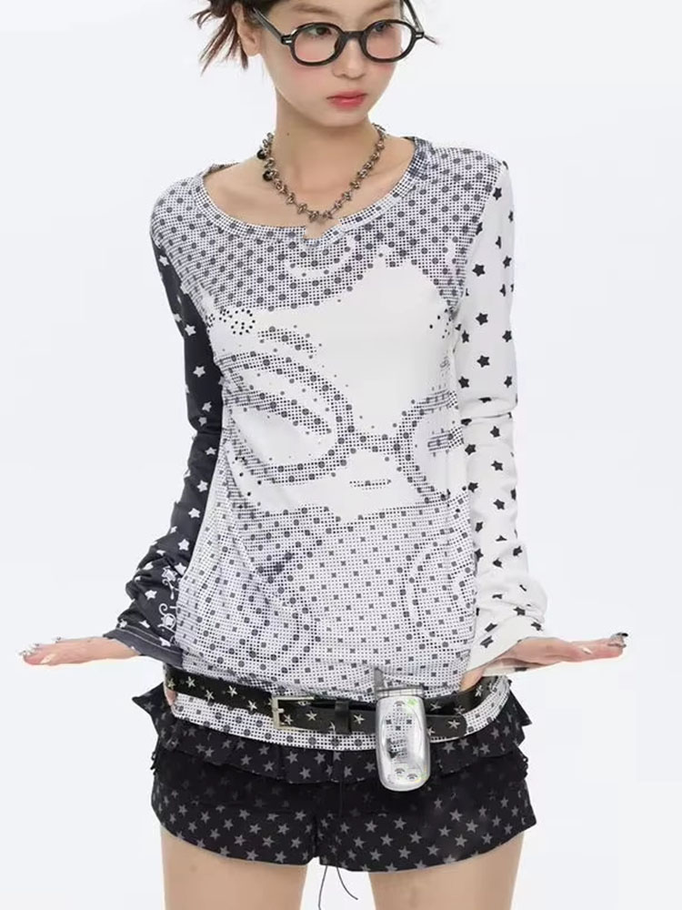 Y2k Aesthetic Long Sleeve T-sh - đánh giá và giá Vintage Y2K