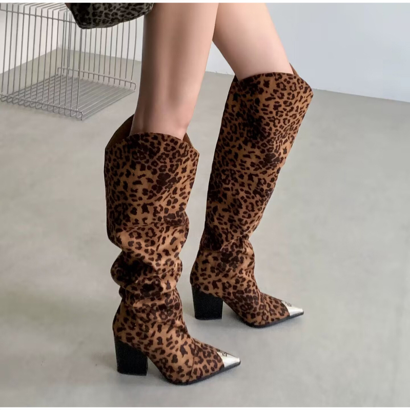 Leopard Print Vintage Pleated  - đánh giá và giá Vintage Y2K